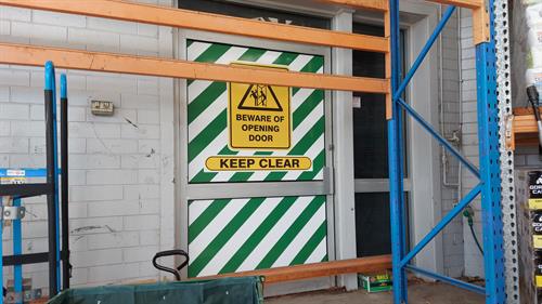 mitre 10 emergency door